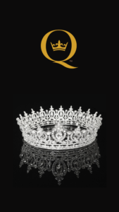 Crown on Black Google Pixel Background