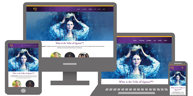 Tribe of Queens Responsive Design