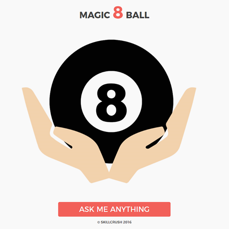 JavaScript Magic 8 Ball