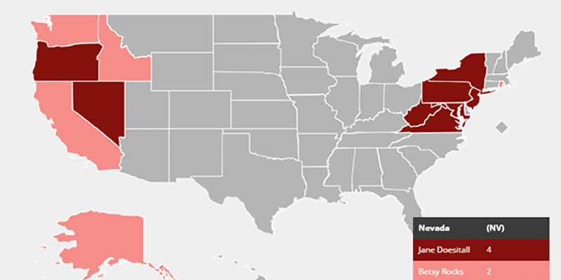 JavaScript US Election Map